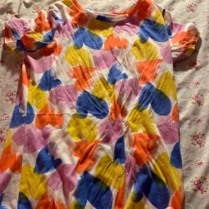 Colorful heart shirt